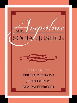cover image of Augustine and Social Justice